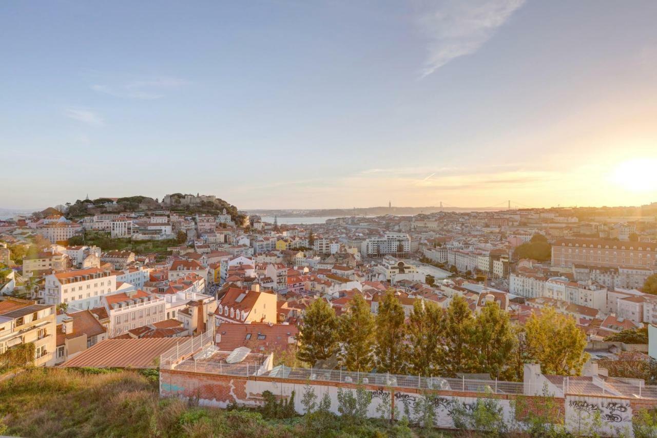 Luxury Graca Apartment The Most Amazing View Of Lisbona Esterno foto